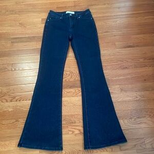 Flare sparkle jeans